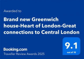 Brand new Greenwich house-Heart of London-Great connections to Central London